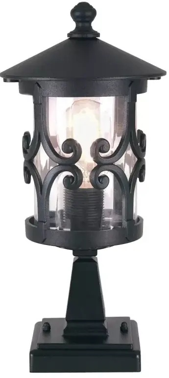 Elstead Lighting Hereford Stehleuchte für den Außenbereich 1x60 W schwarz BL12-BLACK