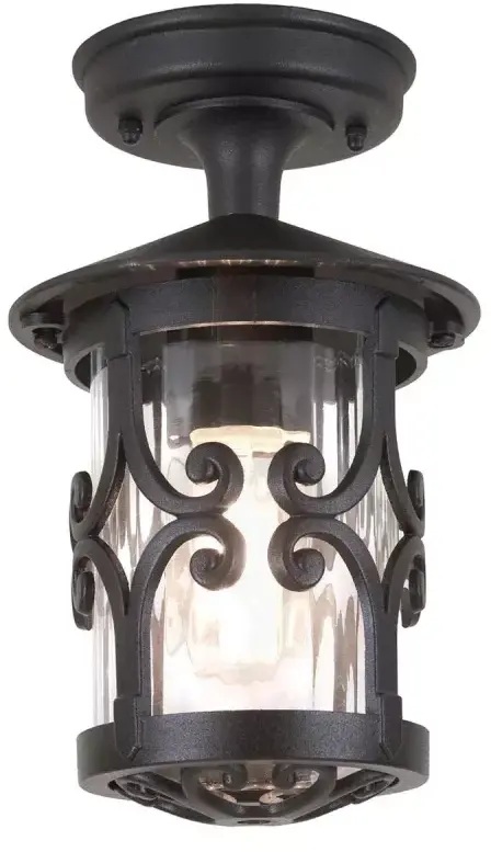 Elstead Lighting Hereford Deckenleuchte für den Außenbereich 1x60 W schwarz BL13A-BLACK