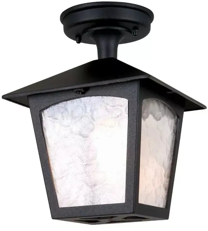 Elstead Lighting York Deckenleuchte für den Außenbereich 1x60 W schwarz BL6A-BLACK