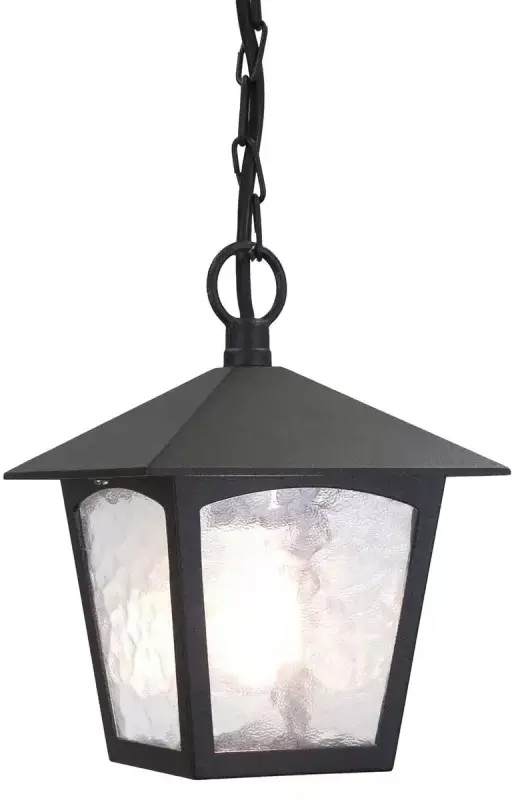 Elstead Lighting York Pendelleuchte 1x60 W schwarz BL6B-BLACK