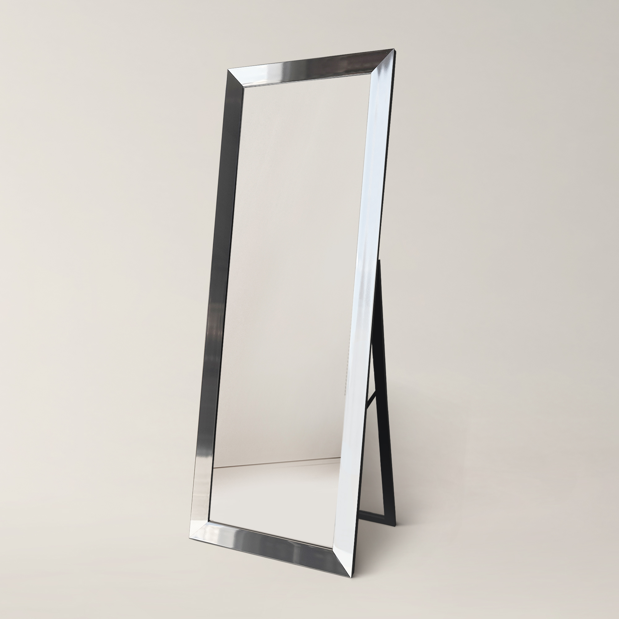Ars Longa Milano Spiegel 64.6x174.6 cm rechteckig nickel LS-MILANO50160-N