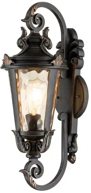 Elstead Lighting Baltimore Außenwandleuchte 1x60 W braun BT1-M