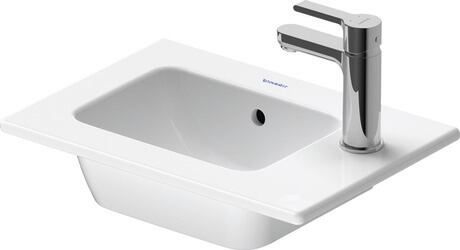 Duravit ME by Starck Waschbecken 43x30 cm rechteckig Möbel weiß 072343AC41