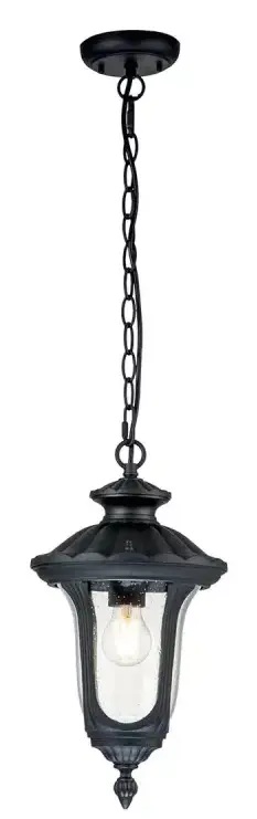 Elstead Lighting Chicago Pendelleuchte 1x60 W schwarz CC8-S-BK