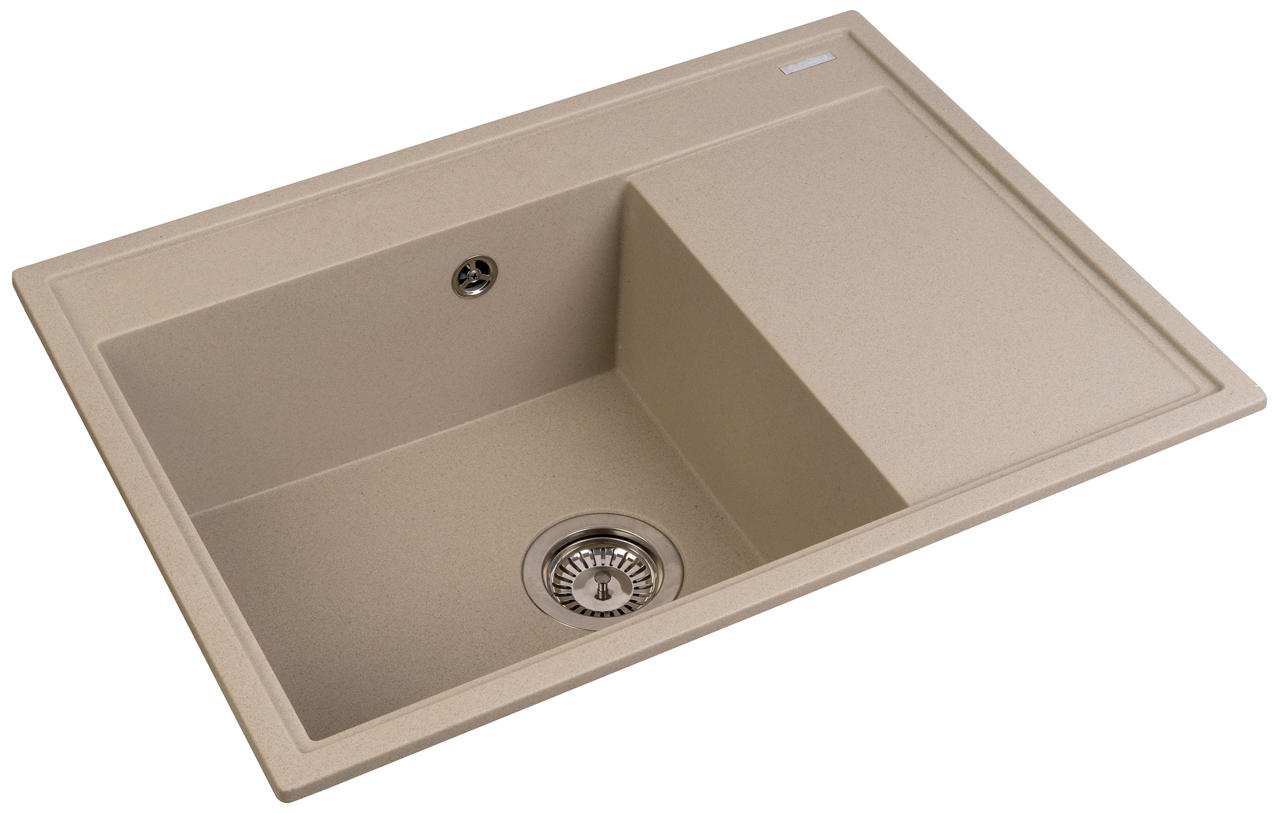 Pyramis Camea Granitspüle 68x50 cm beige 070223411