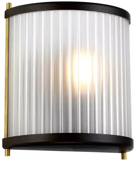 Elstead Lighting Corona Wandleuchte 1x60 W messing-braun DL-CORONA1-BAB