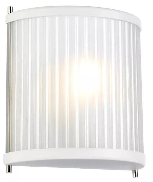 Elstead Lighting Corona Wandleuchte 1x60 W weiß-nikel DL-CORONA1-WPN