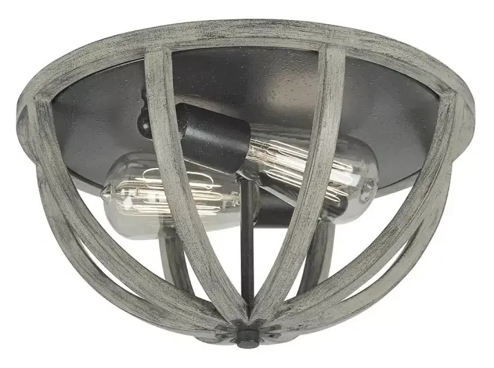 Elstead Lighting Allier Decke 2x60 W holz-eisen FE-ALLIER-F-WW