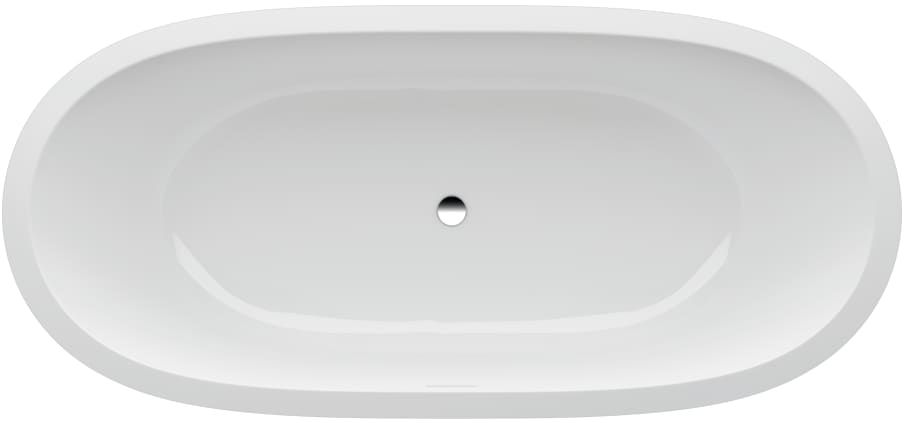 Laufen Ilbagnoalessi Freistehende Badewanne 178x82 cm oval weiß H2459710000001