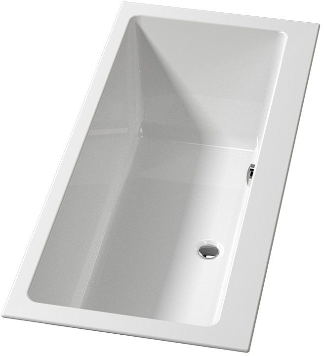 Riho Lugo Rechteckige Badewanne 180x80 cm weiß B159001005