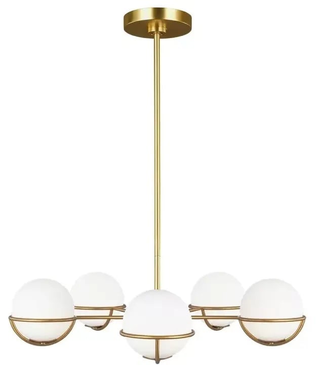 Elstead Lighting Apollo Pendelleuchte 5x3 W messing FE-APOLLO5-BB