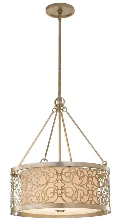 Elstead Lighting Arabesque Pendelleuchte 4x60 W patina FE-ARABESQUE4