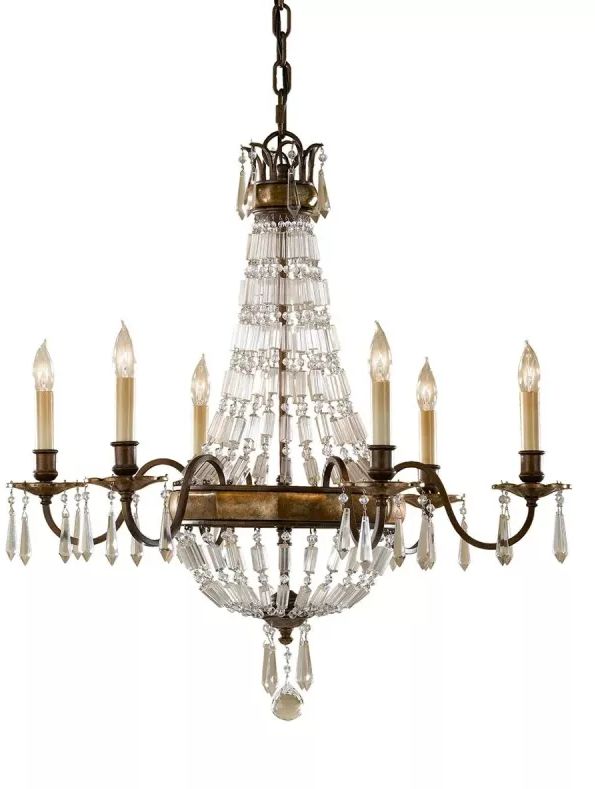 Elstead Lighting Bellini Pendelleuchte 6x60 W braun FE-BELLINI6