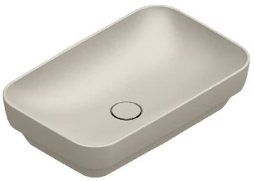 Catalano Green Waschbecken 60x38 cm rechteckig Einbauwaschbecken braun/beige 0424600029