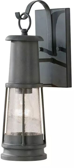 Elstead Lighting Chelsea Harbor Außenwandleuchte 1x60 W grau FE-CHELSEAHBR2