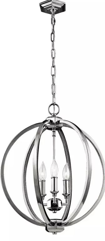 Elstead Lighting Corinne Pendelleuchte 3x60 W nickel FE-CORINNE-3P-M