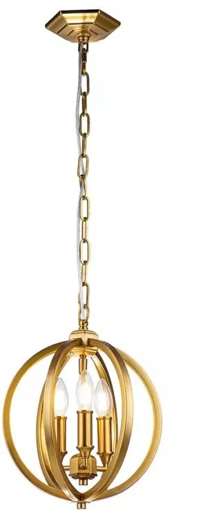 Elstead Lighting Corinne Pendelleuchte 3x60 W messing FE-CORINNE-3P-S-BB