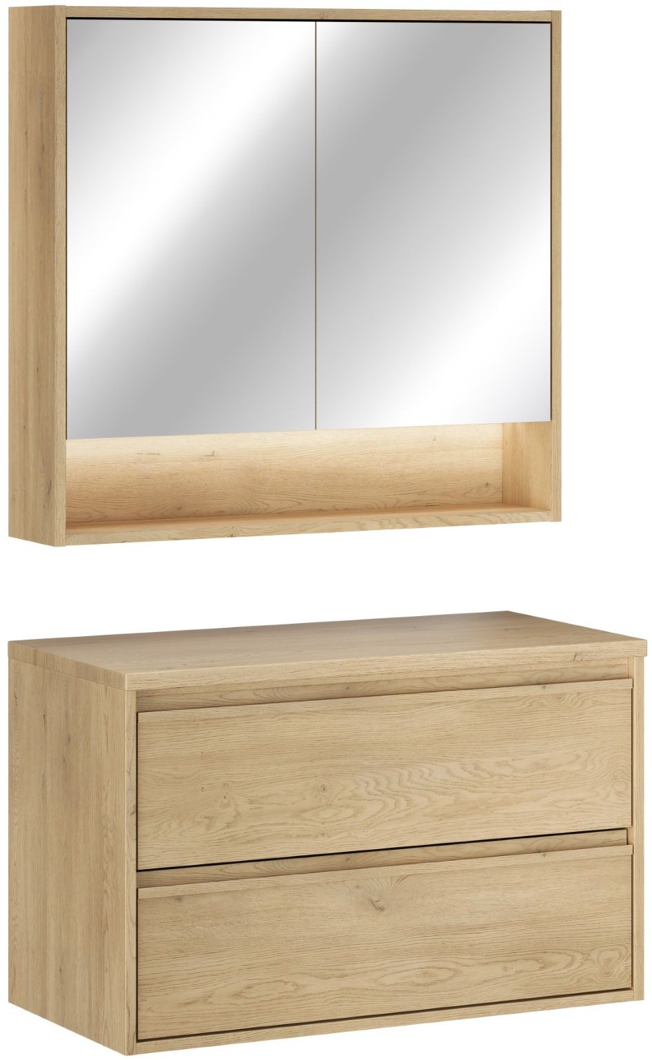 Set Badschrank Comad Viola CREMONA UN 84-80-2D, Badschrank Comad Viola VIOLA CREMONA 82-80-46-2S, CREMONA 89-80-46 M