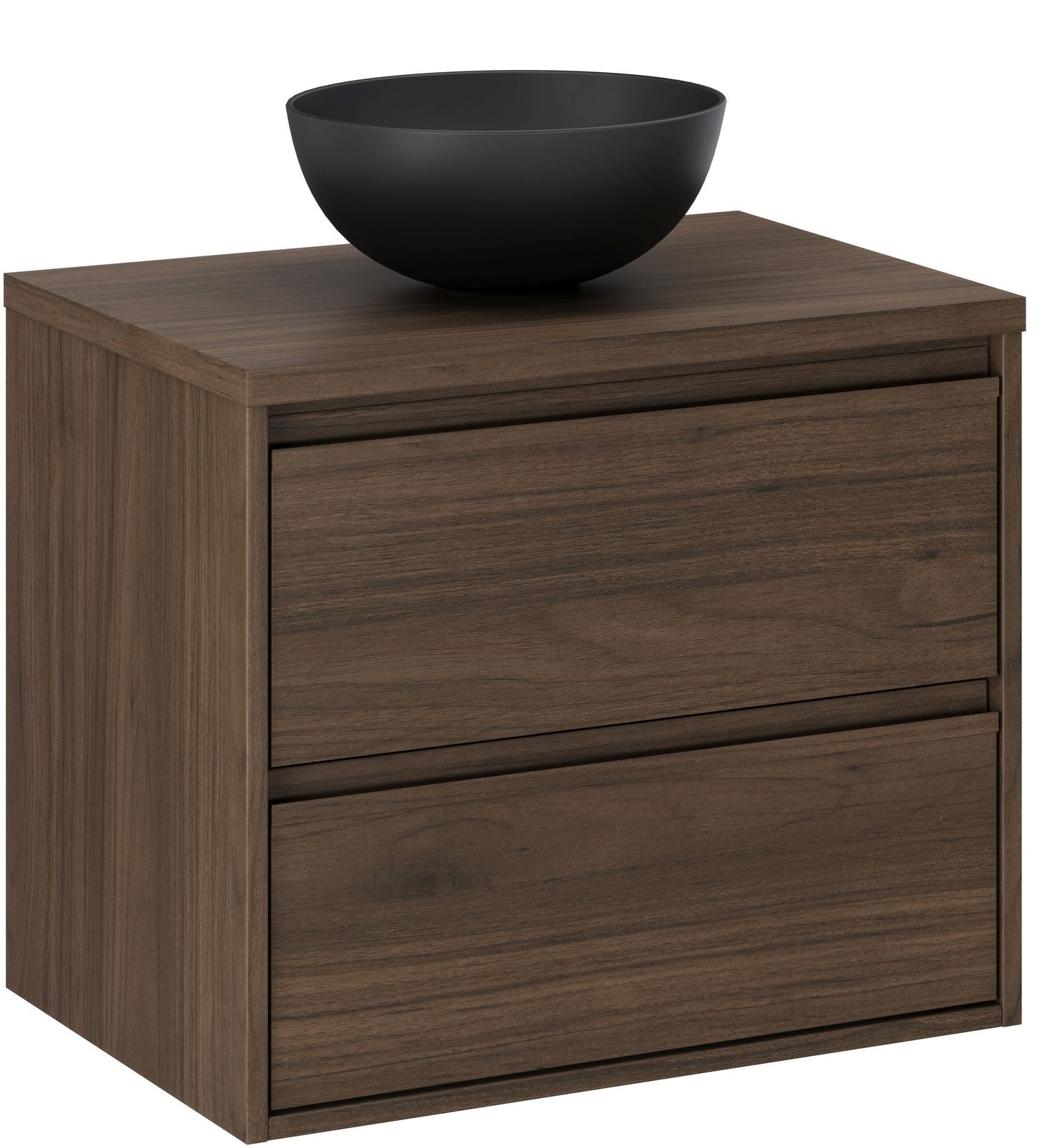 Set Badschrank Comad Viola VIOLA VILLA 82-60-46-2S, Waschbecken Comad Domi UN-DOMI-MB 78249MB, VILLA 89-60-46 L