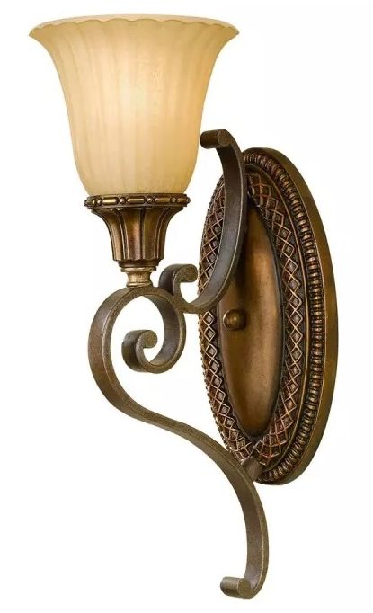 Elstead Lighting Kelham Hall Wandleuchte 1x60 W gold-braun FE-KELHAM-HALL1