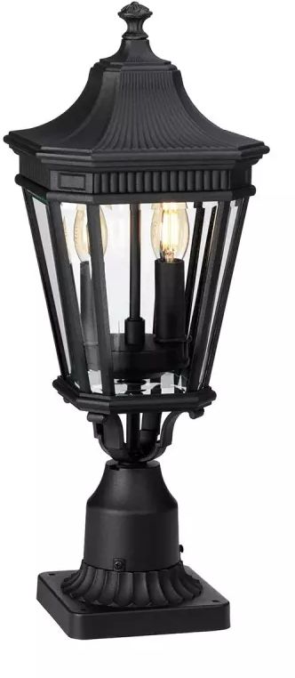 Elstead Lighting Cotswold Lane Stehleuchte für den Außenbereich 2x60 W schwarz FE-COTSLN3-M-BK