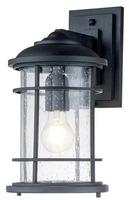 Elstead Lighting Lighthouse Außenwandleuchte 1x60 W schwarz FE-LIGHTHOUSE2-M-BLK