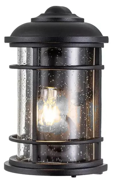 Elstead Lighting Lighthouse Außenwandleuchte 1x60 W schwarz FE-LIGHTHOUSE-7-BLK