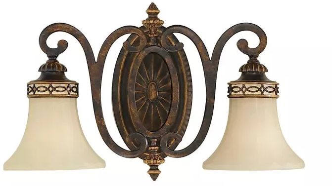 Elstead Lighting Drawing Room Wandleuchte 2x60 W holz FE-DRAWING-ROOM2-B