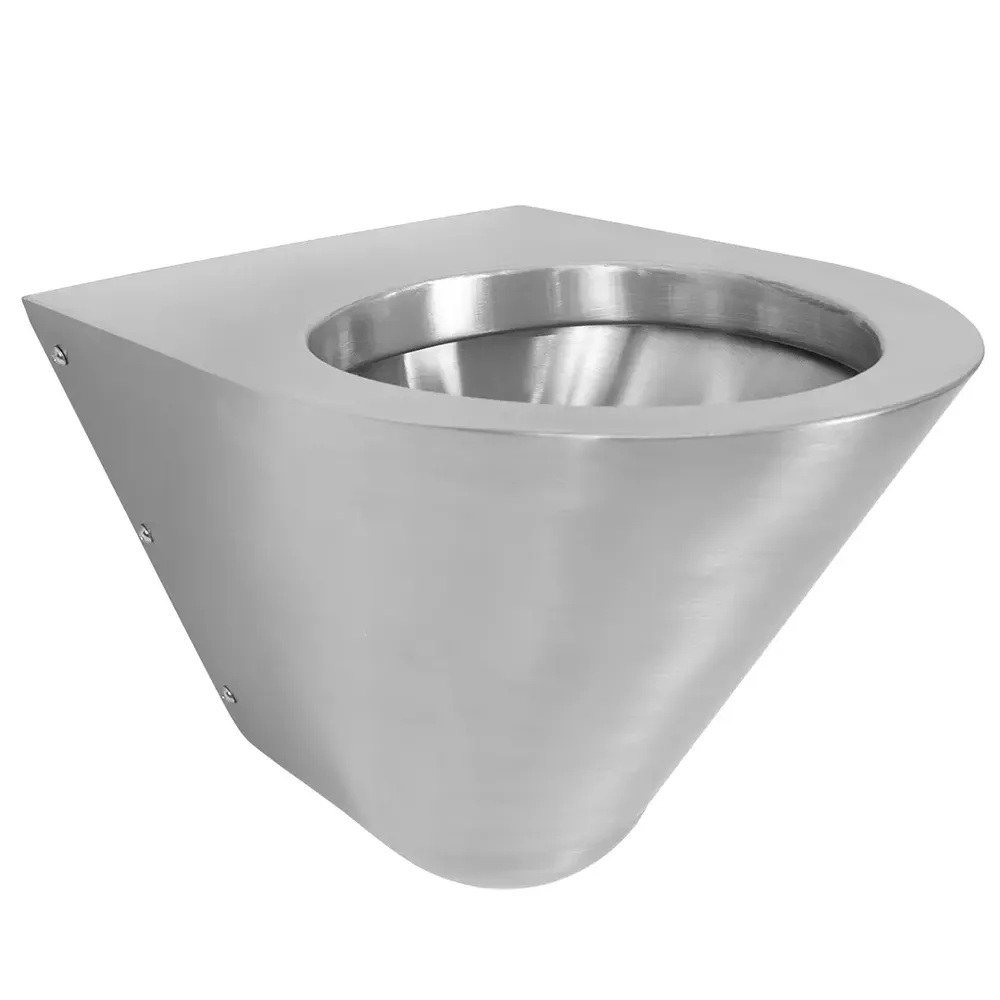 Faneco SN M WC-Becken hängend öffentliche Bereiche silber Matte HN13018