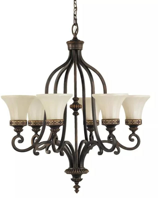 Elstead Lighting Drawing Room Pendelleuchte 6x60 W FE-DRAWING-ROOM6