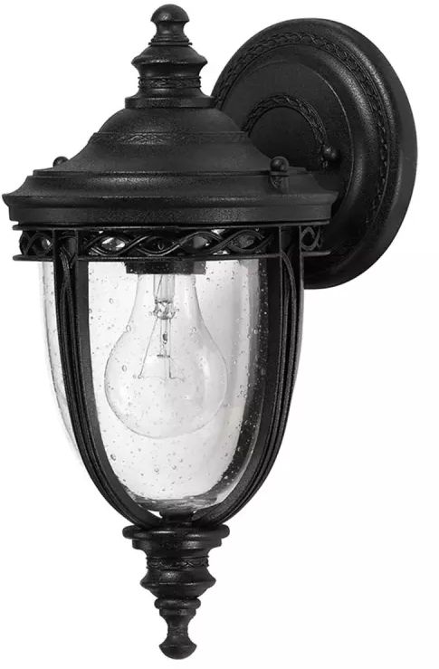 Elstead Lighting English Bridle Außenwandleuchte 1x60 W schwarz FE-EB2-S-BLK