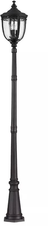Elstead Lighting English Bridle Externe Tischlampe 3x60 W schwarz FE-EB5-L-BLK