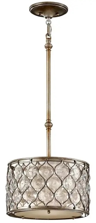 Elstead Lighting Lucia Pendelleuchte 1x60 W silber FE-LUCIA-P-C