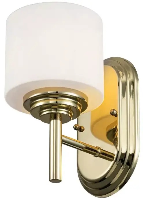 Elstead Lighting Malibu Wandleuchte 1x3 W messing FE-MALIBU1-BATH-PB