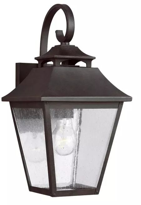 Elstead Lighting Galena Außenwandleuchte 1x60 W braun FE-GALENA2-M-SBL