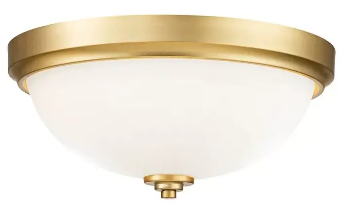 Elstead Lighting Malibu Decke 2x60 W messing FE-MALIBU-F-BATH-BB