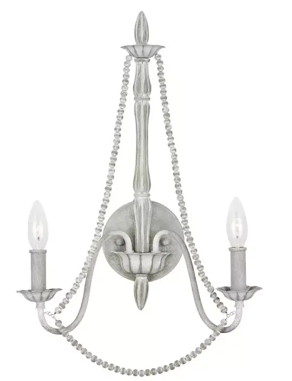 Elstead Lighting Maryville Wandleuchte 2x60 W grau FE-MARYVILLE2