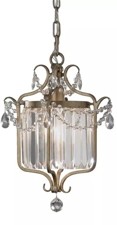 Elstead Lighting Gianna Pendelleuchte 1x60 W silber FE-GIANNA1C