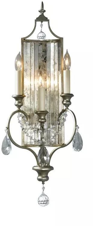Elstead Lighting Gianna Wandleuchte 3x60 W silber FE-GIANNA3W