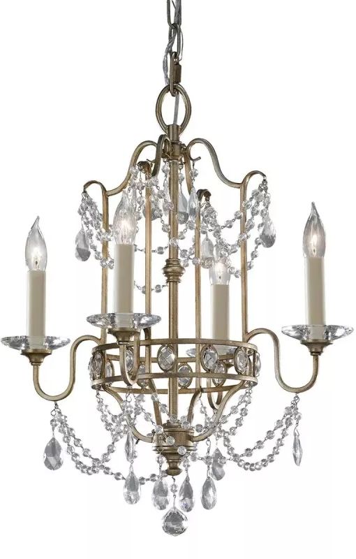 Elstead Lighting Gianna Pendelleuchte 4x60 W silber FE-GIANNA4