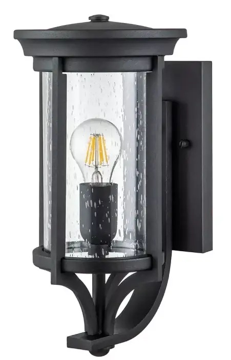 Elstead Lighting Merrill Außenwandleuchte 1x60 W schwarz FE-MERRILL1-S-BLK