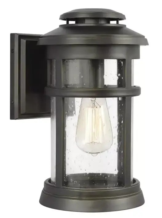 Elstead Lighting Newport Außenwandleuchte 1x60 W schwarz FE-NEWPORT-M-ANBZ