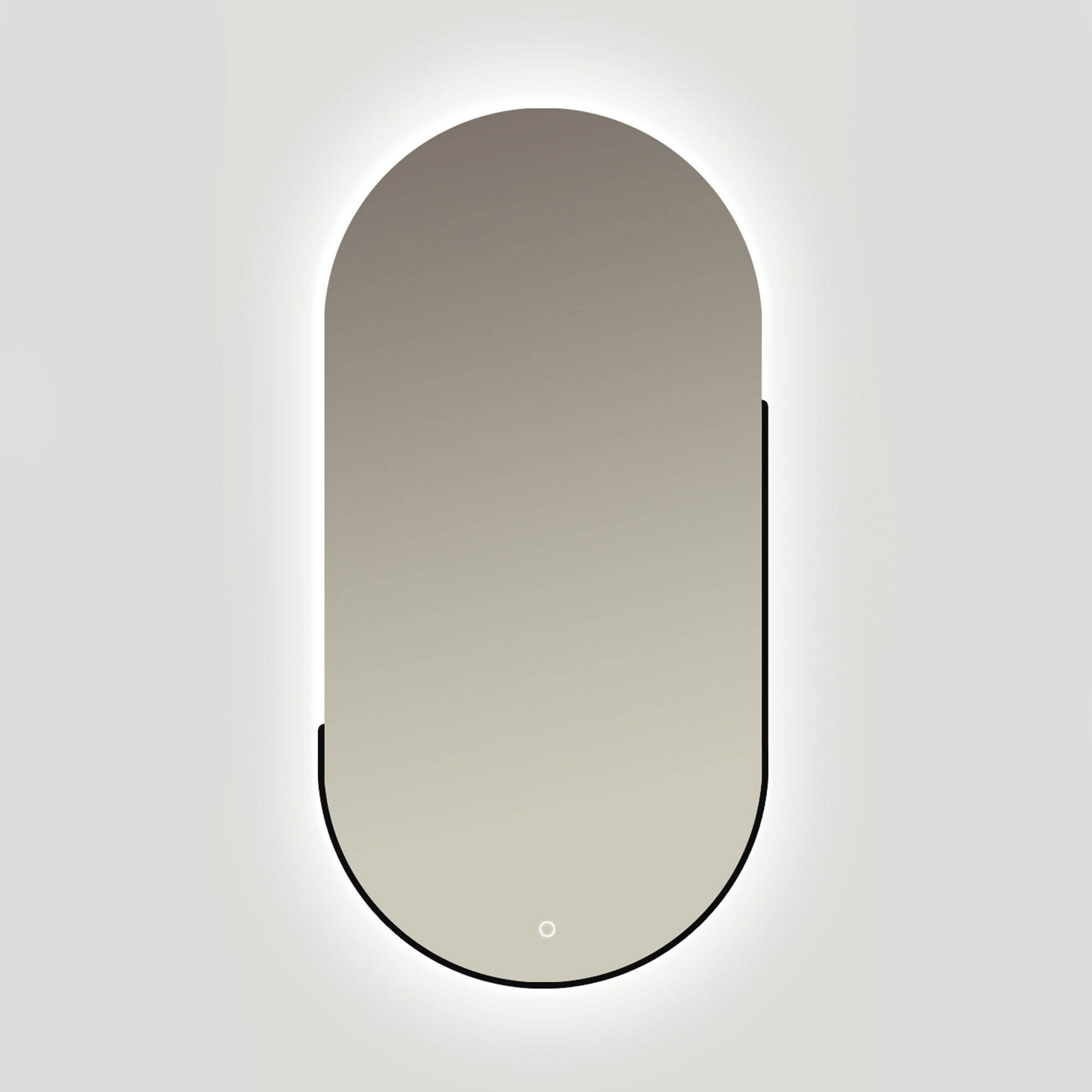 Ars Longa Luce Spiegel 45x105 cm oval mit Beleuchtung LED-LUCE45105-C