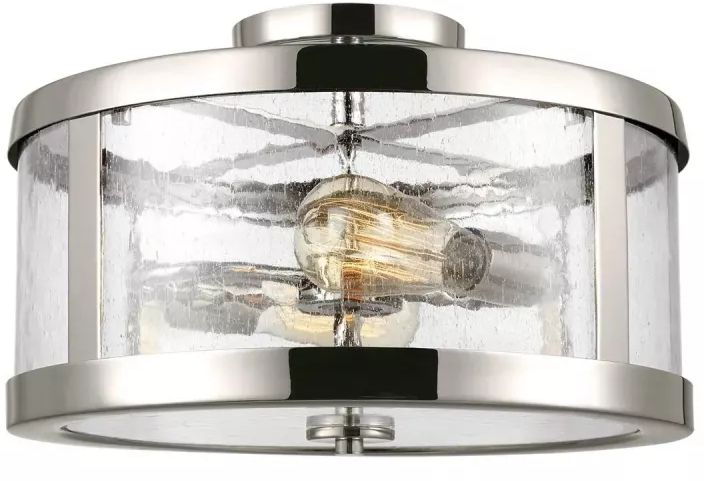 Elstead Lighting Harrow Deckenlampe 2x60 W nickel FE-HARROW-SF