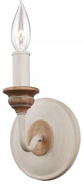 Elstead Lighting Hartsville Wandleuchte 1x40 W weiß-holz FE-HARTSVILLE1