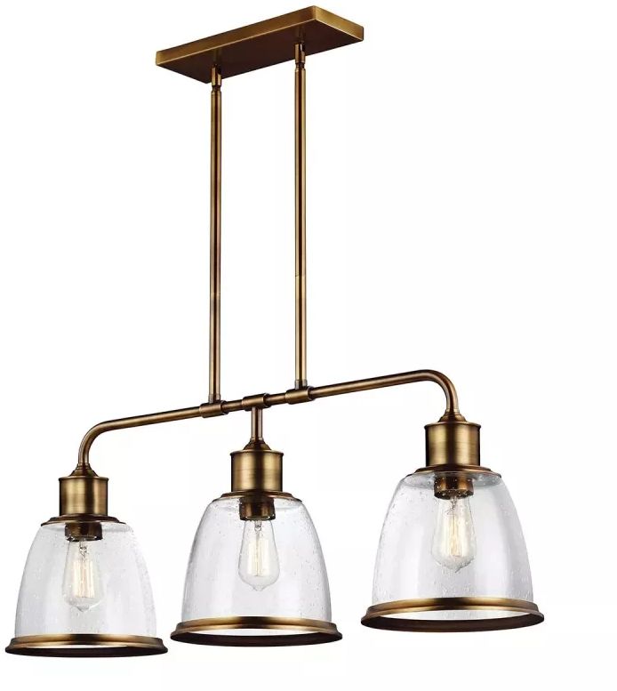 Elstead Lighting Hobson Deckenlampe 3x40 W messing FE-HOBSON-3P-AB