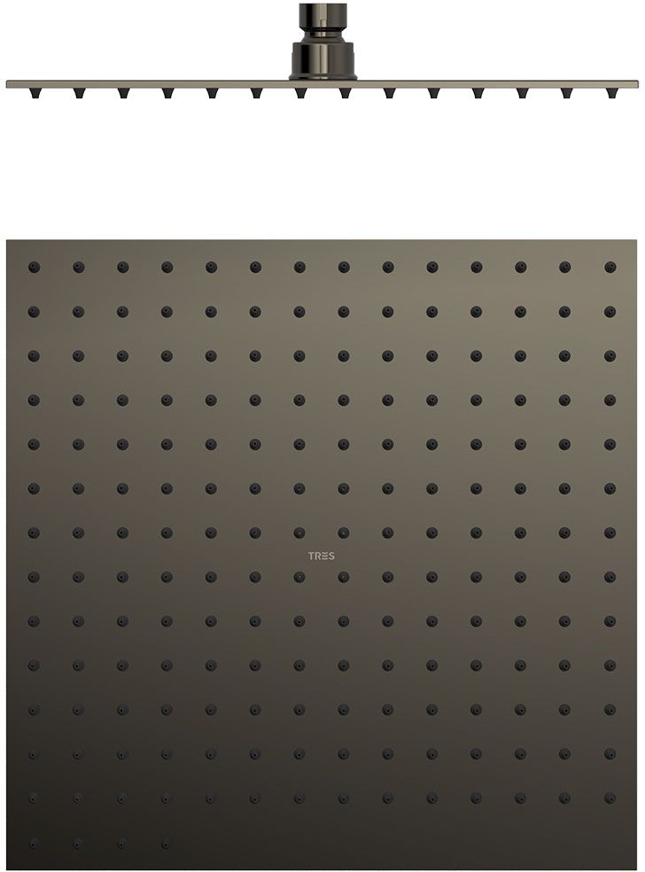 Tres Selection Kopfbrause 30x30 cm quadratisch schwarz 134315012KM