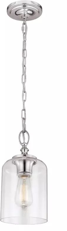 Elstead Lighting Hounslow Pendelleuchte 1x60 W nickel FE-HOUNSLOW-P-PN
