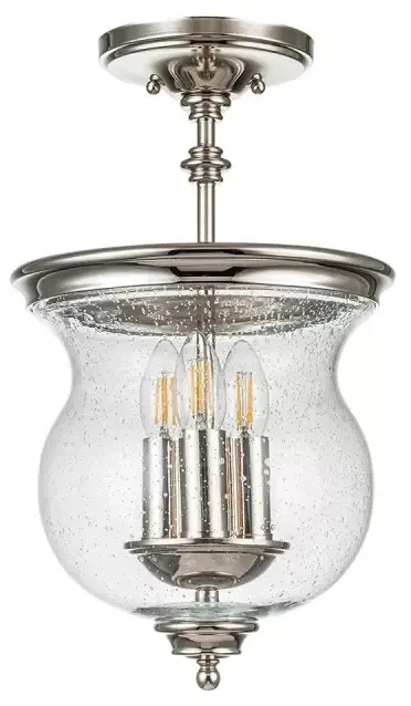 Elstead Lighting Pickering Lane Deckenlampe 3x40 W nickel FE-PICKERING-LANE-SF-PN