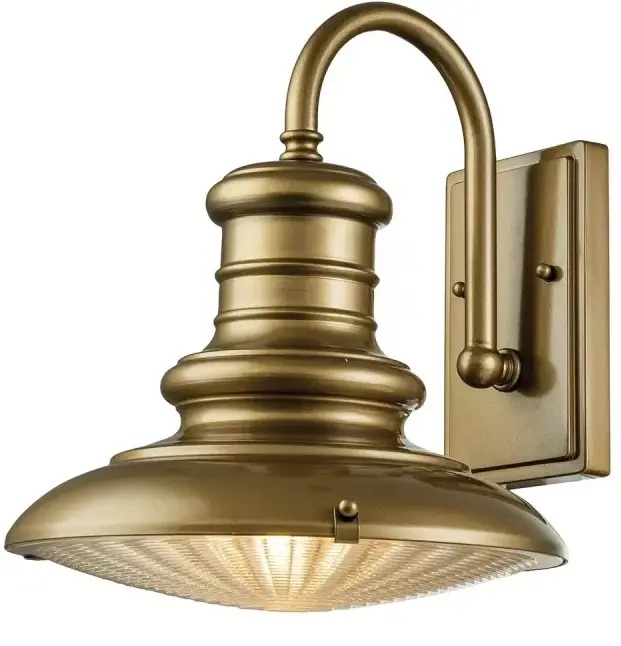 Elstead Lighting Redding Station Außenwandleuchte 1x60 W braun FE-REDDING2-M-PDB
